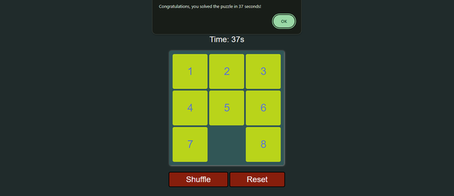 8 Puzzle Game