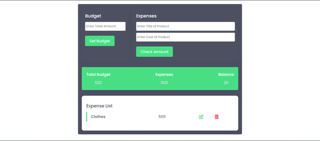 Budget App