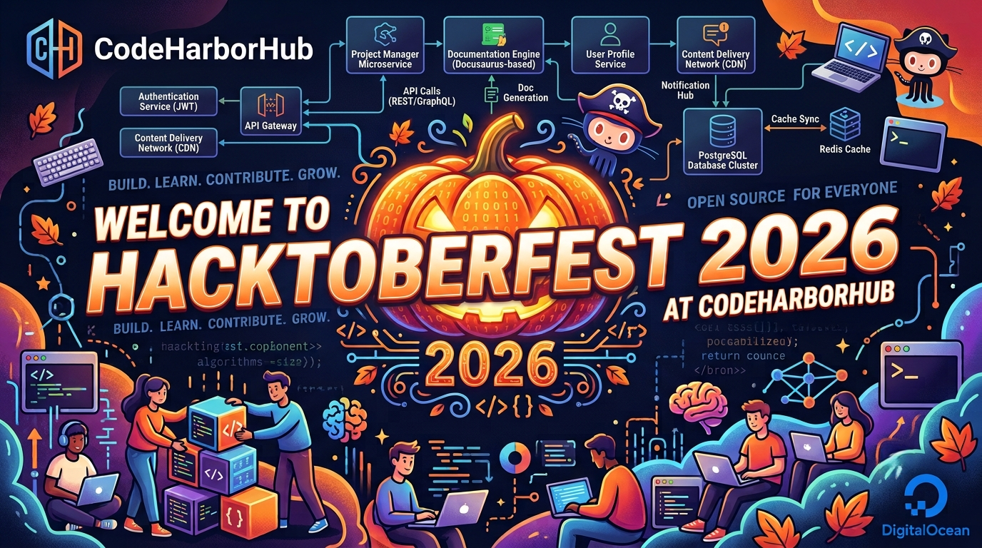 Hacktoberfest 2026 at CodeHarborHub