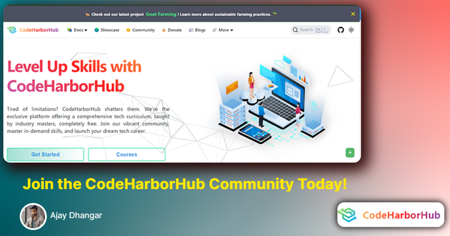 CodeHarborHub social card preview