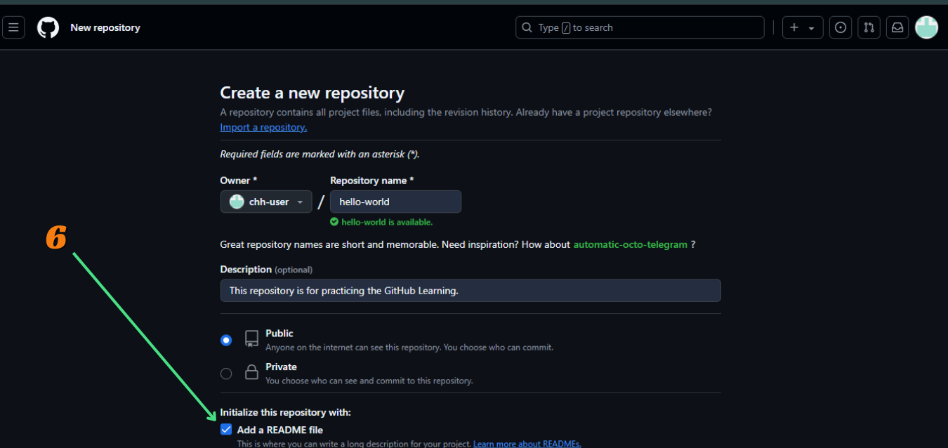 Initialize Repository