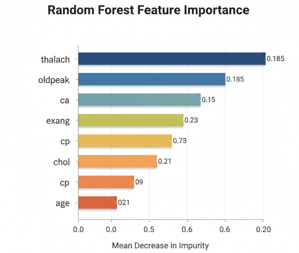 Image showing Random Forest feature importance bar chart